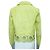 Kate Spade Pastellgelbe Lederjacke mit lasergeschnittenen Deko - Ansicht 3