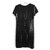 Chanel Abito nero con paillettes nero "Parigi-Amburgo" Seta  ref.302446