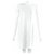 Chanel SS18 Vestido de lantejoulas branco Seda  ref.302450