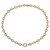 Cartier two-gold necklace, diamants. White gold Yellow gold Pink gold  ref.302481