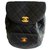 Girl Chanel Backpack Black Leather  ref.302555