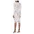 Vestido midi drapeado Isabel Marant de seda estampado abstracto Multicolor - vista 3