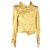 Comme Des Garcons Metallic Gold Jacket Golden Viscose Cellulose fibre  ref.302620
