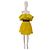 Lanvin For H&M Gelbes Rüschenkleid