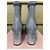 Miu Miu silver glitter leather sock boots Silvery - view 5