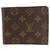 Louis Vuitton Portefeuille à deux volets Monogram Multiple Slender Marco Florin pour homme 17lvs1211  ref.303331