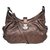 Louis Vuitton Metallic Brown Mahina Leather XS Crossbody Hobo Bag  ref.303383