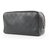 Chanel Black Quilted Lambskin Toiletry Pouch Cosmetic Bag Leather  ref.303384