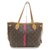 Louis Vuitton Monogram Mongram Neverfull PM Tote with Stripe Leather  ref.303389