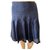 Burberry Skirts Dark blue Cotton  ref.303396