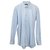 Blaues Langarmhemd mit Balenciaga-Logo Hellblau Baumwolle  ref.303551