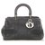 Dior Black Cannage Granville Leather Boston Bag Pony-style calfskin  ref.303615