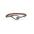 Hermès Pulseira de couro Hermes Marrom Jumbo Hook Prata Metal Bezerro-como bezerro  ref.303717
