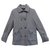 Lacoste t peacoat 40 Grey Cotton Wool Polyamide  ref.304035
