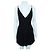 Magali Pascal Vestido bordado con espalda descubierta negro - vista 2