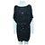 Aidan Mattox Schwarzes Paillettenkleid - Ansicht 2