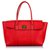 Mulberry Red Bayswater Leather Shoulder Bag Pony-style calfskin  ref.304496