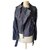 Armani Jeans Biker jackets Blue Denim  ref.304548