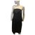 Ted Baker strapless dress Black Silk Acetate  ref.304676