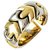 Bulgari zwei goldener Ring. Weißgold Gelbes Gold  ref.304798