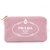 Prada Clutch Bag Pink Leinwand  ref.304833