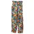 Pantalon à motif fleuri Moschino Soie Coton Multicolore  ref.305017