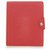 Hermès Hermes Red Ulysse PM Agenda Cover Leather Pony-style calfskin  ref.305058
