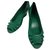 Gucci Des sandales Caoutchouc Vert  ref.305216