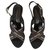 Louis Vuitton Sandals Brown Cloth  ref.305432