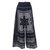 Sacai Printed Paisley Print Trousers Blue Cellulose fibre  ref.305455
