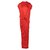 Givenchy Kleid mit verdrehtem Vorderteil Rot Viskose Zellulosefaser  ref.305476