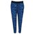 French Connection Blue Print Pants Polyester  ref.305499