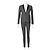 The Kooples Abito in pelle con revers a scacchi - vista 2