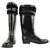 Burberry Women's Size 35 Black Lamhurst Rainboots Leather  ref.305645
