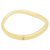 Bracelet tube en vinyle blanc Chanel Plastique  ref.305748