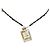 Chanel Gold Chanel No.5 Perfume Bottle Necklace Black Golden