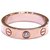 Cartier Pink 18K Love Ring Metal  ref.306495