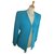 Autre Marque Vestes Laine Turquoise  ref.306651