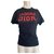 T-shirt top J'adore dior noir et rouge Coton  ref.306708