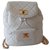Chanel XL backpack, Exceptional piece White Lambskin  ref.307070