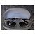 Gafas de sol Emilio Pucci blancas de plástico Blanco - vista 14