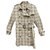 Burberry Sommer-Trenchcoat für Damen 40 Beige Baumwolle  ref.307621