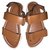 Louis Vuitton Men Sandals Brown Leather  ref.307771