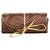 Louis Vuitton Metallic Satin Monogram Aumoniere Jewelry Roll Case Clutch Leather  ref.307826