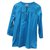 Burberry Brit Blusa túnica Burberry turquesa Algodão  ref.307857