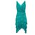 Tadashi Shoji Vestido de festa verde-azulado Seda  ref.307905