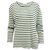 T By Alexander Wang Striped sweater Black Linen  ref.307924