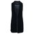 Alice + Olivia Black Long Vest  Polyester  ref.307952