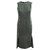 Balenciaga Robe rayée noire Coton  ref.308027