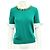 Mary Katrantzou Jersey de lana verde con cuello blanco y adornos - vista 2